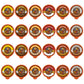 Crazy Cups Flavored Coffee Pods Variety Pack - 24 Count for Keurig - Recyclable Single Serve Cups, Model SYNCHKG125398