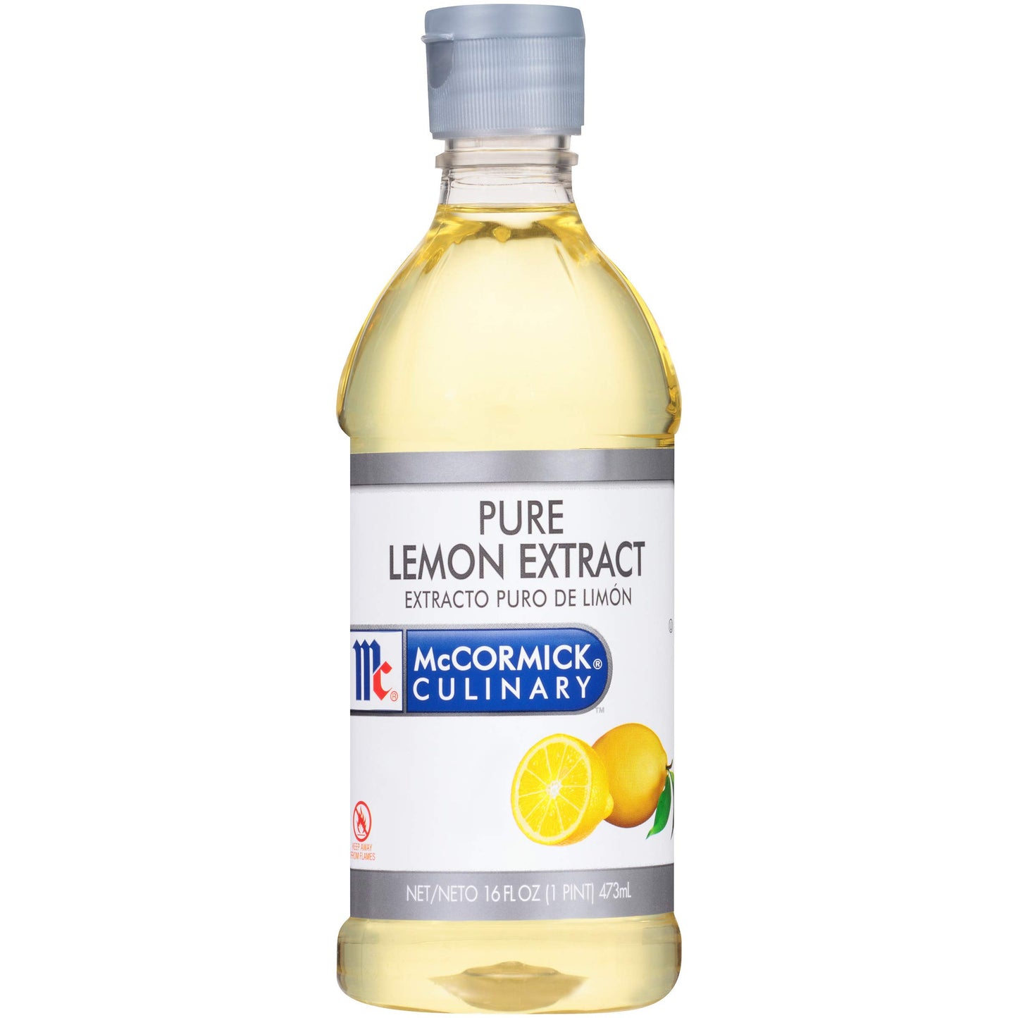 McCormick Culinary Pure Lemon Extract, 16 fl oz - Lemon Flavoring for Glazes and Fillings
