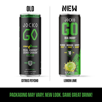Jocko GO Energy Drink - KETO, Vitamin B12, Vitamin B6, Electrolytes, L Theanine, Magnesium- All Natural Energy Boost, Sugar Free
