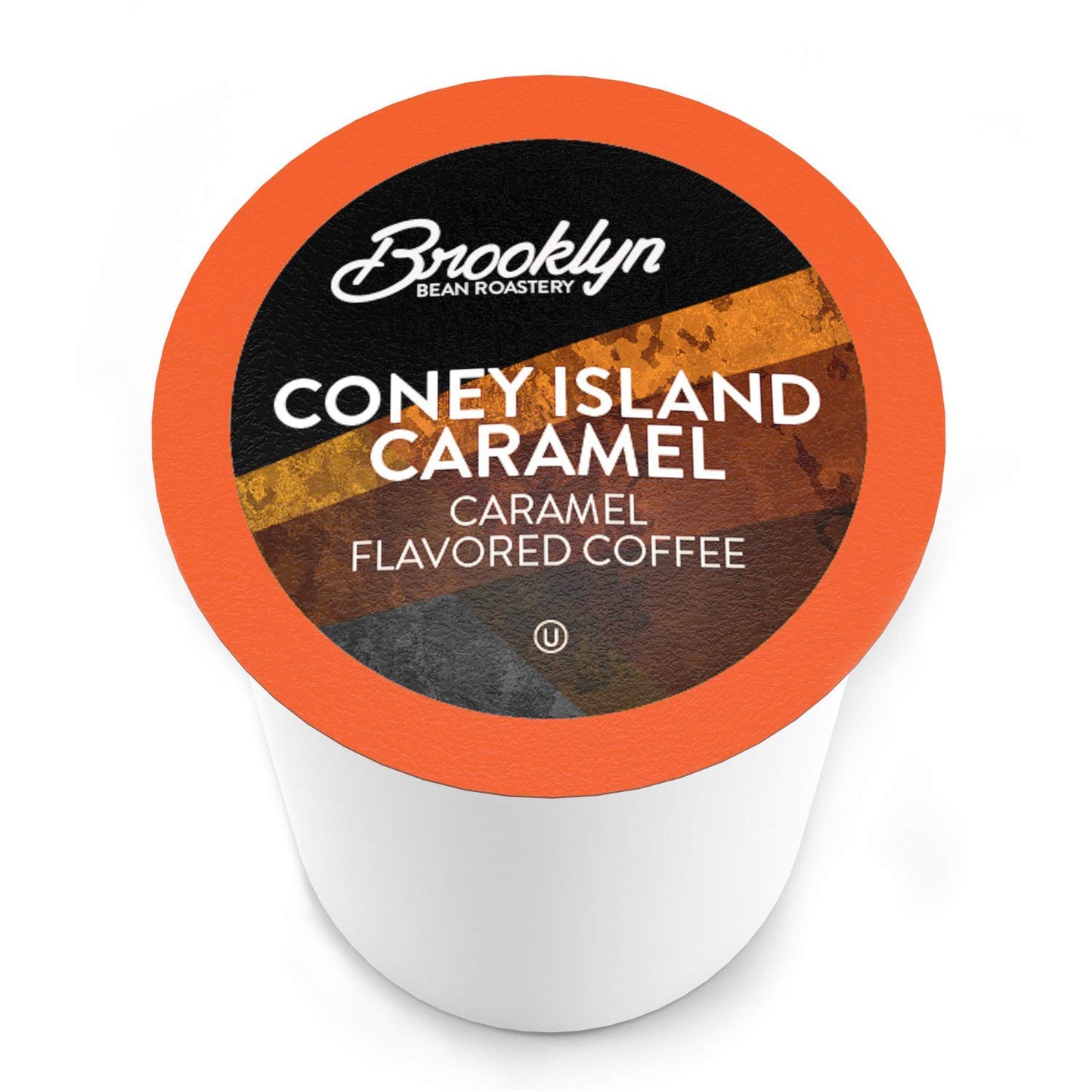 Brooklyn Beans Gourmet Coffee Pods, Coney Island Caramel, Compatible with 2.0 Keurig K Cup malt-inspired, 40 Count
