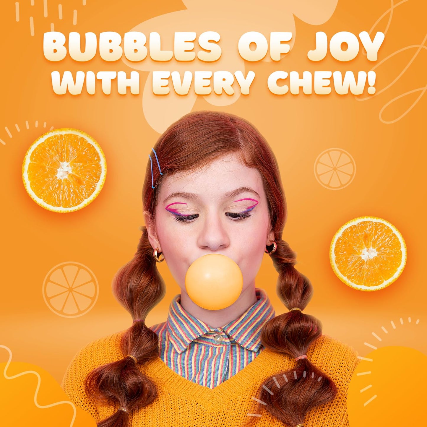 gumballs for gumball Machine - 1 Inch Large gumballs - King gumballs in Bulk - 2.5 Lb gumball Machine Refills - 140 Pcs giant gu