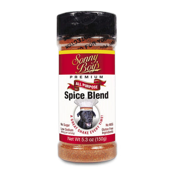 Sonny Boy's Premium All Purpose Meat Seasoning Spice Blend & Spice Rub, Sugar Free, Gluten Free, No MSG, Low Sodium, 5.3 Oz Shak