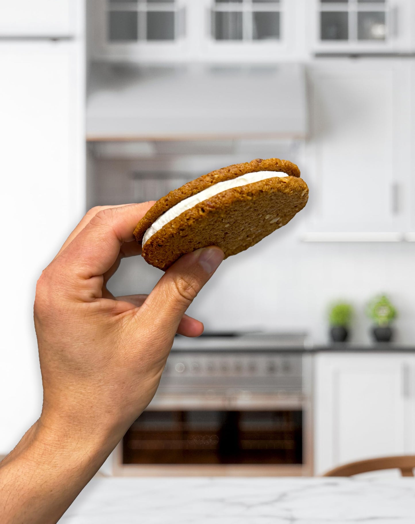 Maxines Heavenly Soft Baked Creme Sandwich Cookies | Prebiotic Fiber, Low Sugar, Vegan Snacks, Plant Based Snack, Gluten Free Snack - Healthy Snacks | 8 Pack (Chocolate Creme Sandwich)