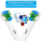 Schallcare Replacement Brush Heads Compatible With Braun Oral B Electric Toothbrush - Floss Toothbrush Head For Oral B Pro 1000
