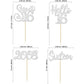 Gyufise 24Pcs 16Th Birthday Cupcake Toppers Silver Glitter Hello 16 Sweet 16 Cupcake Picks 2008 16Th Birthday Cake Decorations F