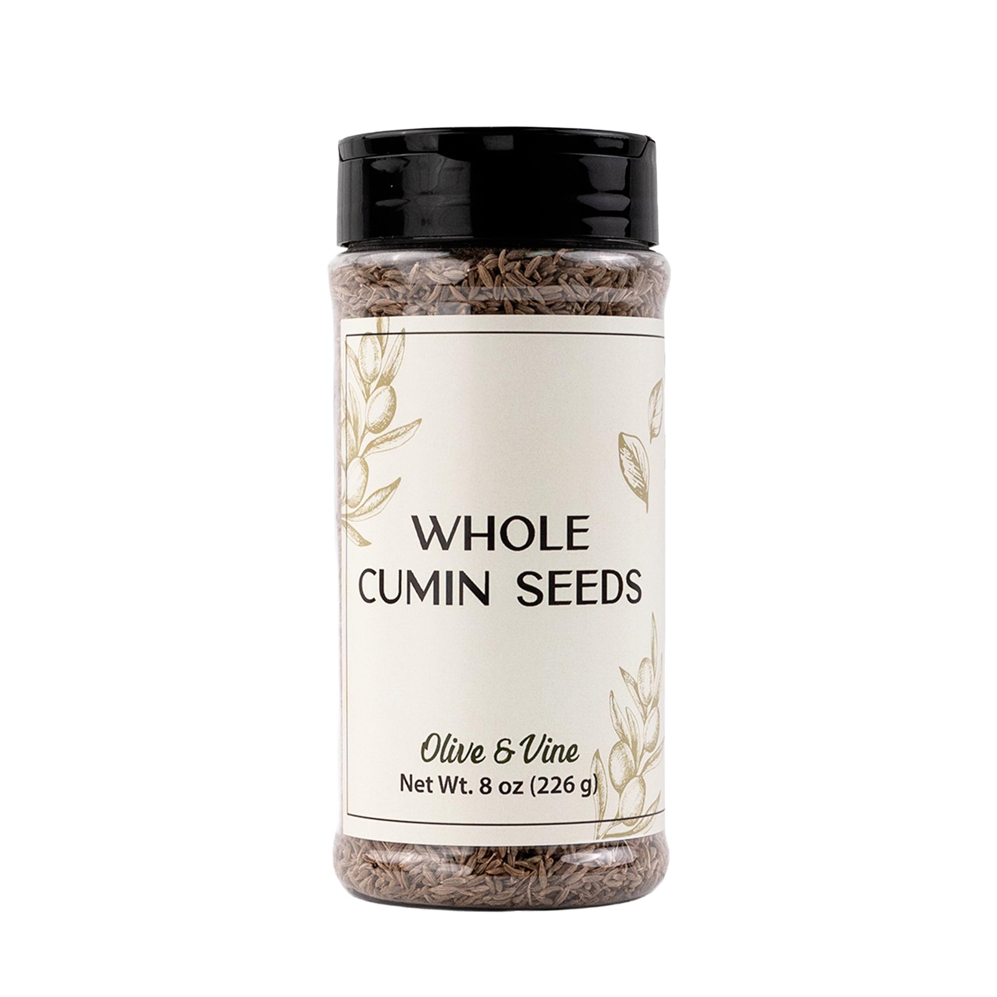 Olive & Vine Whole Cumin Seeds, Earthy Flavor for Curries & Stews, 8 Ounce