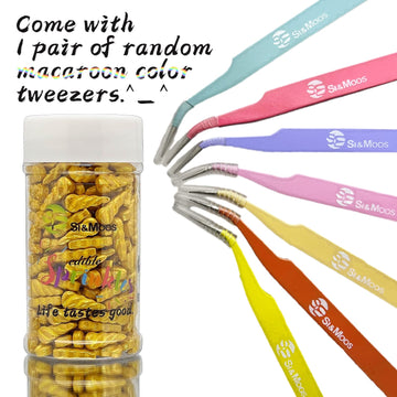 Se Si&Moos Unicorn Horn Sprinkles | Unicorn Horn Cupcake Toppers | Unicorn Sprinkles | Gold Horn Sprinkles For Decorating | Unic