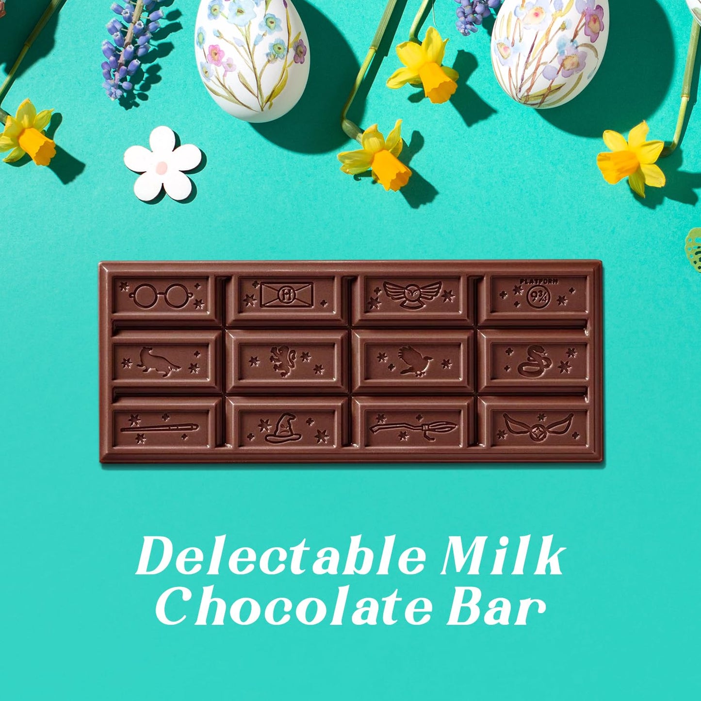 Hershey Milk Chocolate Harry Potter Holiday Candy Bars - Individually Wrapped Full Size Candy Bars Limited Edition Designs For K