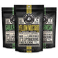 POP DADDY Flavored Pretzel Sticks Variety Pack - Garlic Parmesan & Yellow Mustard, 7.5oz (3 Pack)