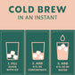 Starbucks Cold Brew Coffee Concentrate, Sweetened Signature Black, 100% Arabica, Multi-Serve Bottle (32 Fl Oz)
