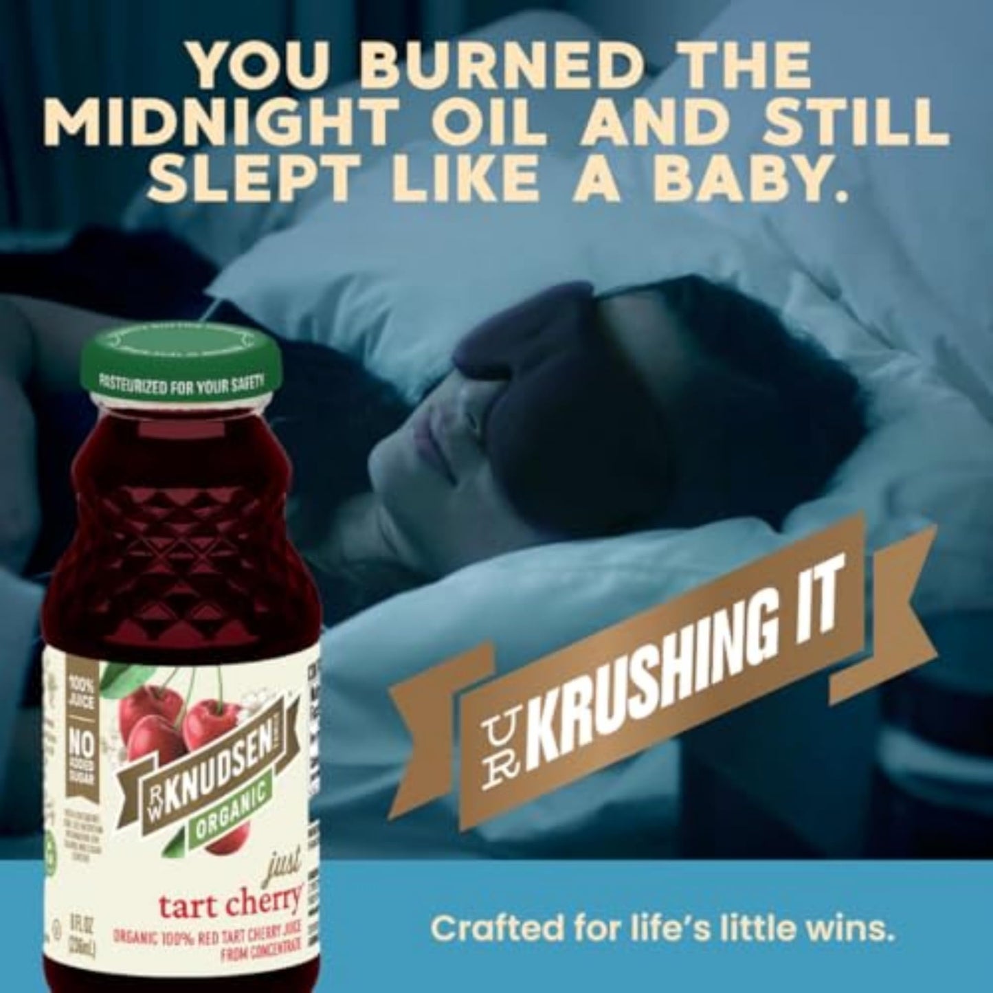 R.W. Knudsen Organic Tart Cherry Juice, 8 Fl Oz (12 Pack)