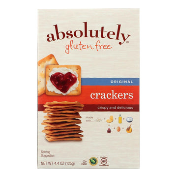 Absolutely Gluten Free Crackers 4.4 Oz Case Of 12