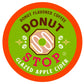 Donut Stop Glazed Apple Cider Coffee Pods, 40 Count, Compatible with 2.0 K-Cup Brewers