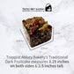 Trappist Abbey Fruitcake - Traditional Christmas Cake with Candied Fruits & Nuts, Soaked in Brandy, 16 Ounce