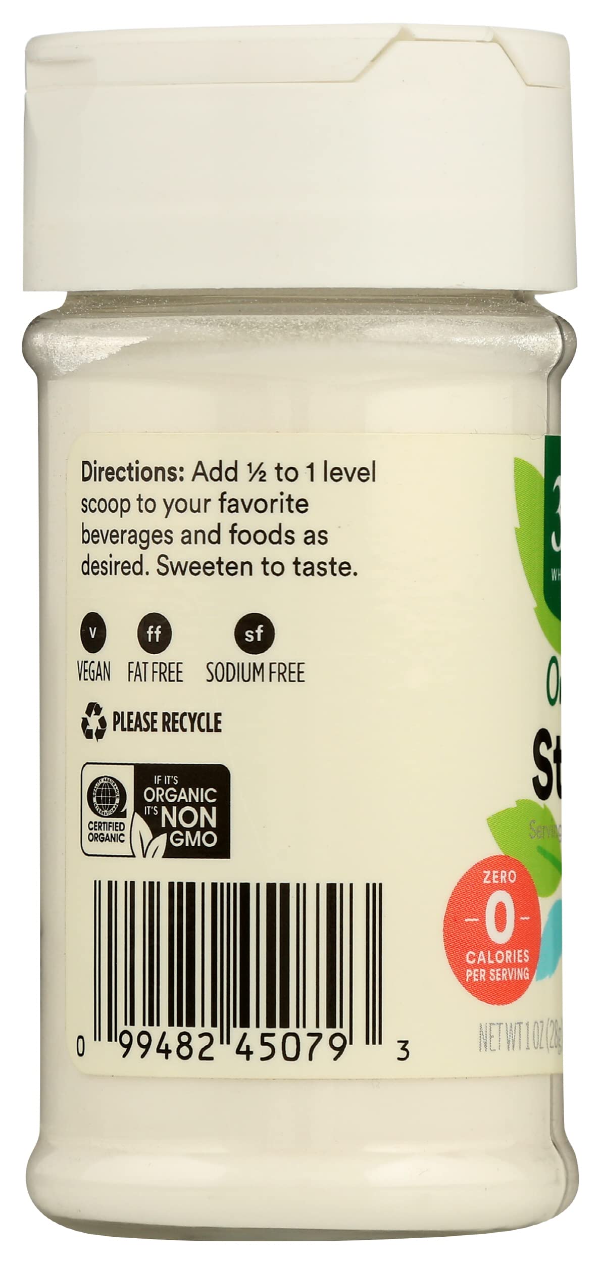 365 by Whole Foods Market, Organic Stevia Powdered ExtraCount, 1 Ounce