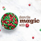 M&MS Milk Chocolate Red & Green Christmas Candy Bulk Assortment  Bulk Christmas Candy 38 oz Resealable Bag