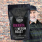 Coopers Cask Coffee Rwanda Medium Roast Whole Bean Coffee, 12 oz Bag, Brown Beans