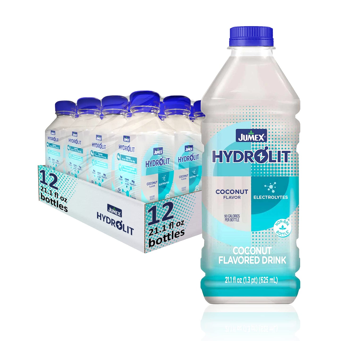 Jumex Hydrolit Coconut Flavor 21.1 Fl Oz 12-Pack