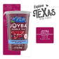 Joyba 16 Pack Blueberry Pomegranate Bubble Black Tea Cups 12 Fl Oz With Delicious Natural Fruit Flavored Popping Boba + 1 Freebi