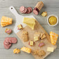 Harry & David Grand Meat and Cheese Gift Box - 10 Piece Set, Charcuterie Platter with 4 Cheeses, 4 Sausages,  ers, Relish & Honey Mustard