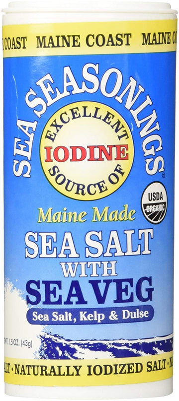 Maine Coast, Sea Vegetables Seasonings, Sea Salt With Sea Vegetables, 1.50-Ounce (3 Pack)