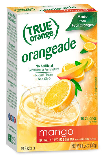 True Orange, Mango Orange Drink Mix, 10-count (Pack of 4)