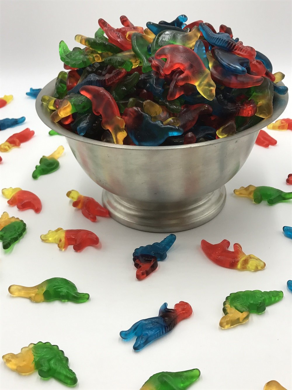 Haribo Gummi Candy, Dinosaurs Gummy Candy, 5 Ounce Share Size Bags (Pack Of 12) Delicious Soft & Chewy Sweet Snacks, Assorted Fruity Flavors