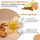 FullChea Turmeric Ginger Cinnamon Tea Bags - 50 Count, Non-GMO, Caffeine-Free, Aid Digestion & Boost Immunity