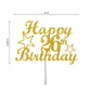 26 Birthday Cake Topper Gold Glitter, Party Decoration Ideas, Premium Quality, Sturdy Doubled Sided Glitter, Acrylic Stick. Made