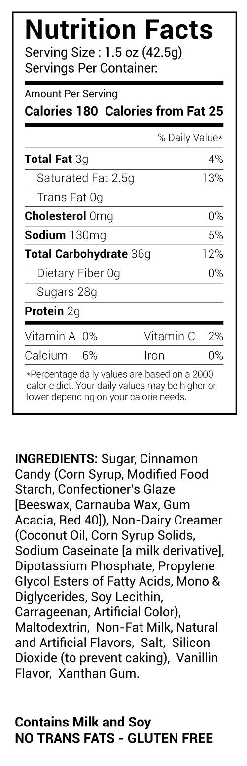 Red Hot Cinnamon Smoothie, 8 Oz