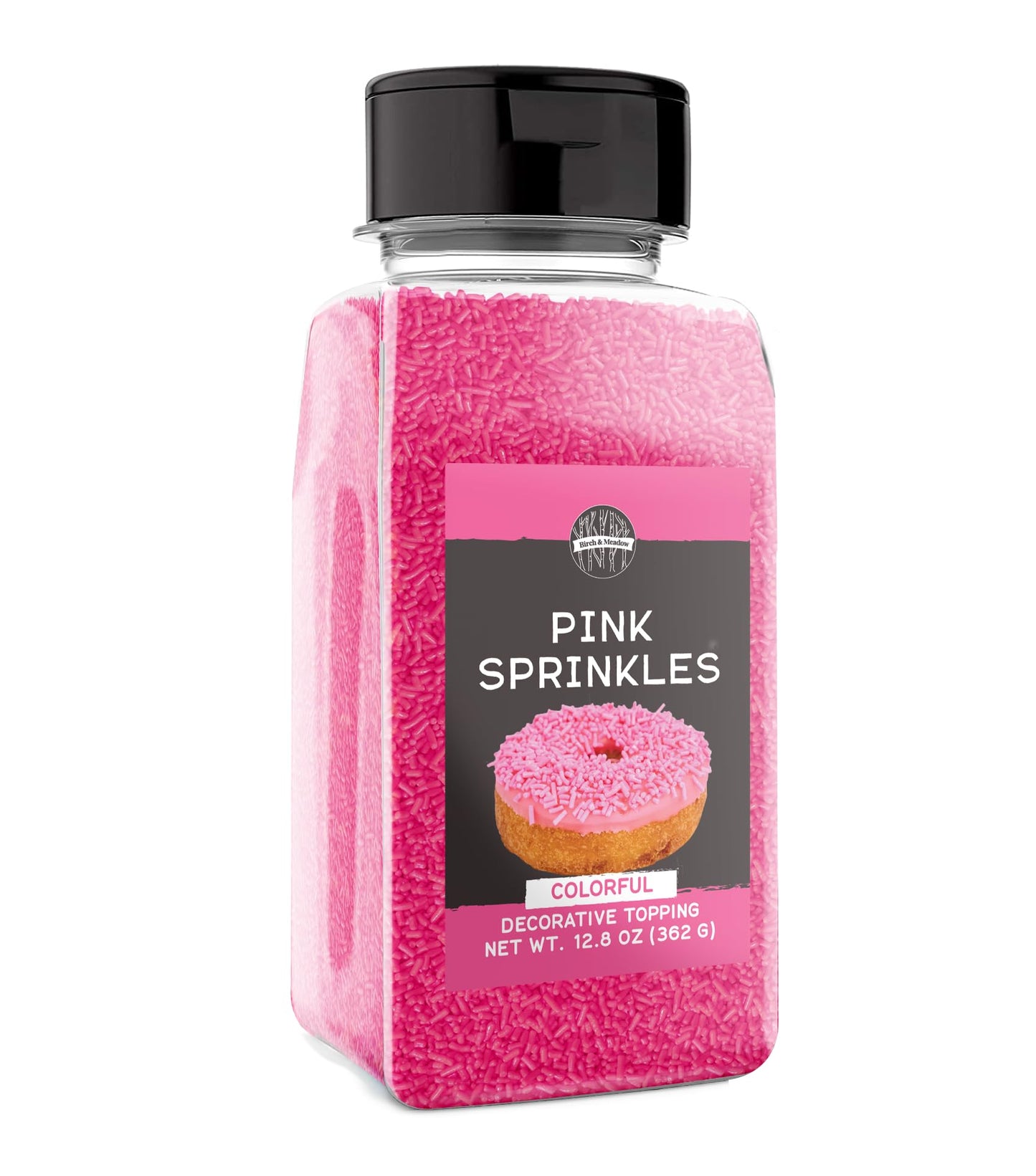 Birch & Meadow Pink Sprinkles, 12.8 oz, Fun & Decorative Topping,