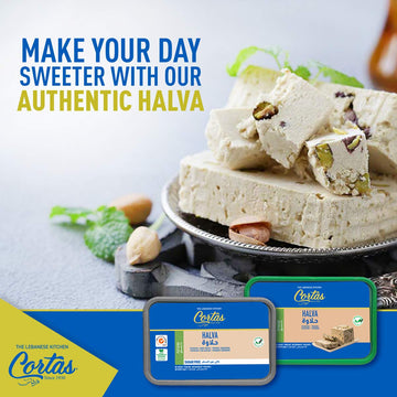 Cortas - Premium Halva 1 Lb / 454G (With Almonds)