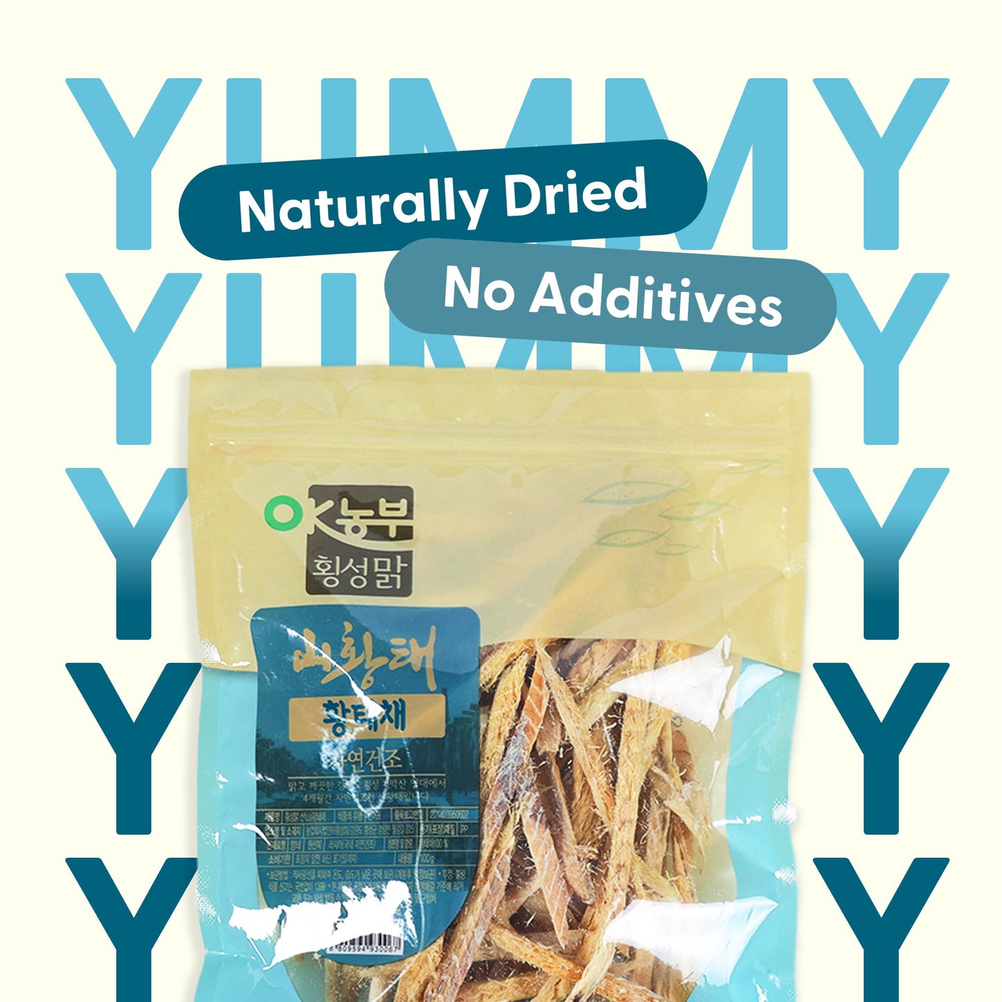K-SEAFOOD PAVILION Hoengseongmak Dried Fish, Naturally Processed Seafood, Korean Superfood Snack (3.5oz)