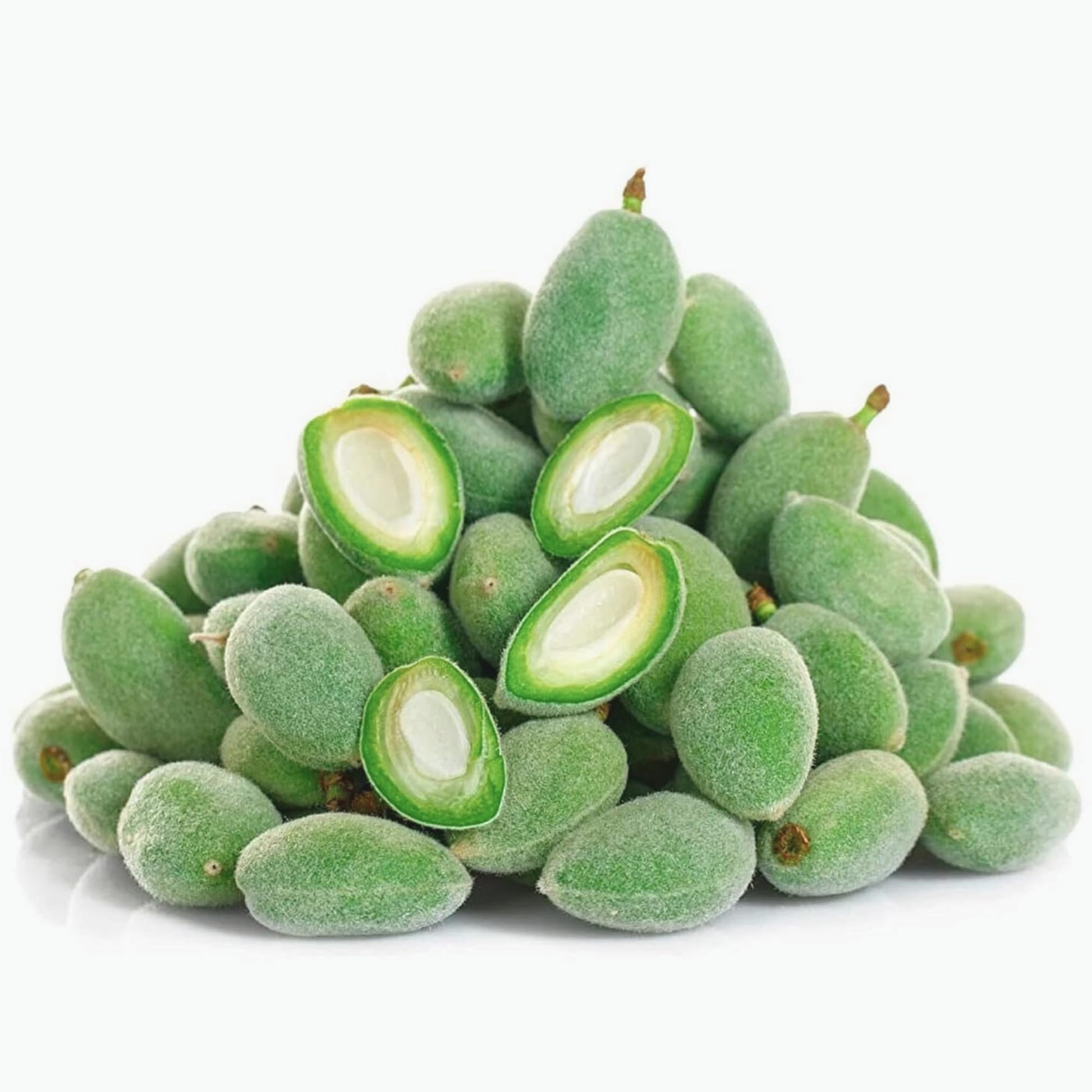 Unripe Fresh Green Almonds - Cagla Badem | Crunchy, Juicy, Seasonal Spring Snack | All Natural, No Additives, Farm Fresh, Hand-P