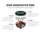 Tayst Coffee Pods Variety Pack, K Cups Compatible, Sustainable, 100 Count, Brown