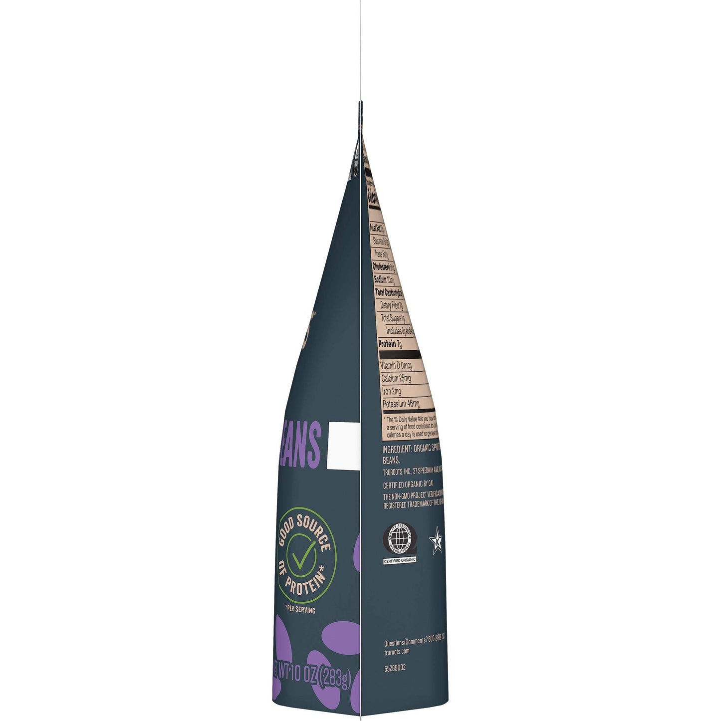 TruRoots Organic Sprouted Mung Beans, Certified USDA Organic, Non-GMO Project Verified, 10 Ounces (Pack of 6)