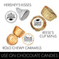 Black And White Graduation Candy Stickers For Kisses Chocolate Drops, Class Of 2025 Grad Party Favors Decorations - 180 Labels,