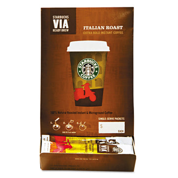 Starbucks Via Ready Brew Italian Roast Coffee (50 Count)