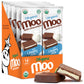 MOO CHOCOLATES Organic Milk Chocolate Bars, Creamy Filling, 14 ct, 1.4 oz each, USDA Organic, Non-GMO Snacks