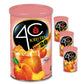 4C Powdered Drink Mix Cannisters, Peach Tea 3 Pack, 28 Quarts, Family Sized Cannister, Thirst Quenching & Refreshing Flavors