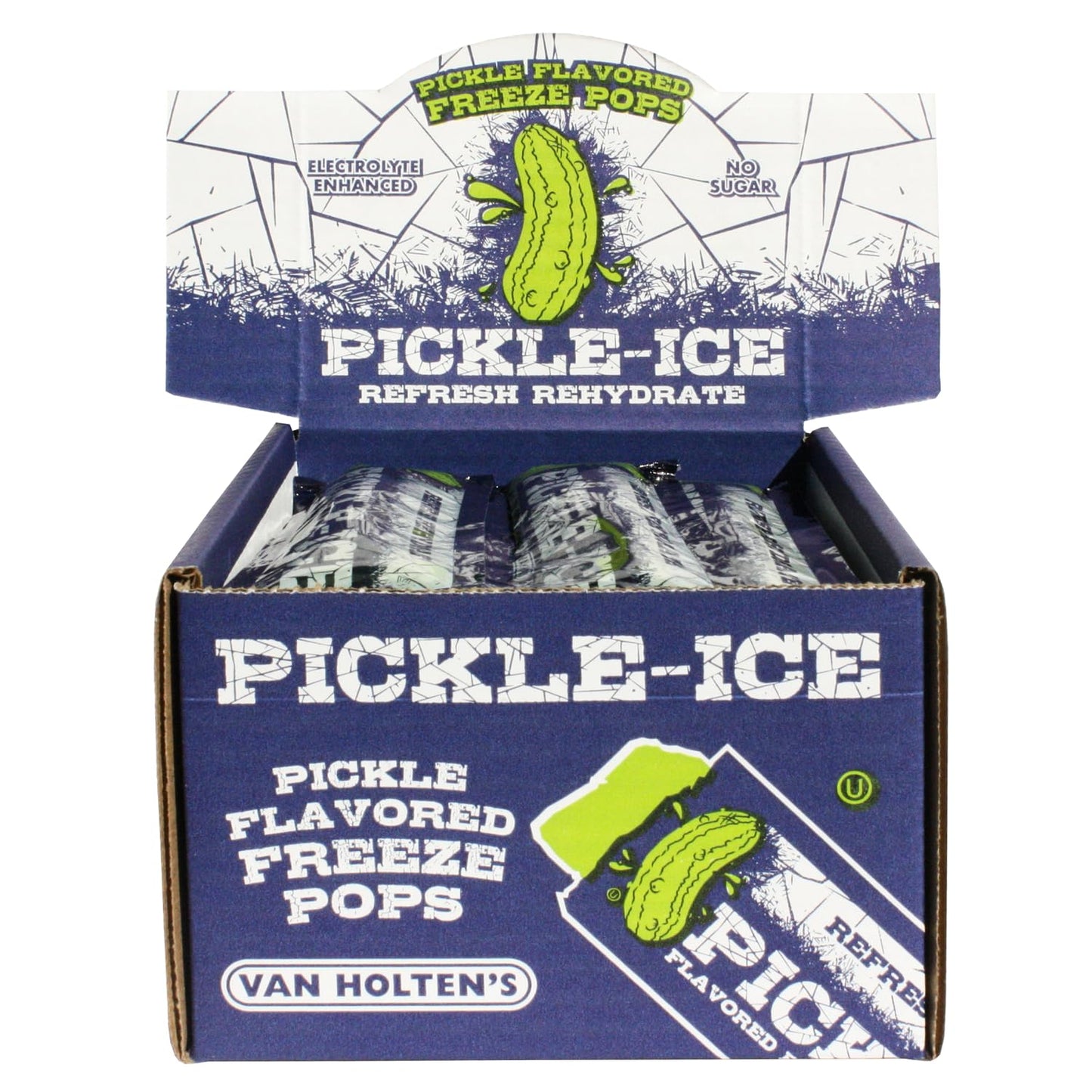 Van Holtens Pickles Pickle-Ice Freeze Pops - 24 Count Pack