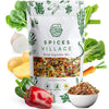 SPICES VILLAGE Dried Ramen Toppings, Dehydrated Vegetables Mixed Vegetables Flakes, 6 oz, Mix of Carrot, Onion, Red & Green Bell