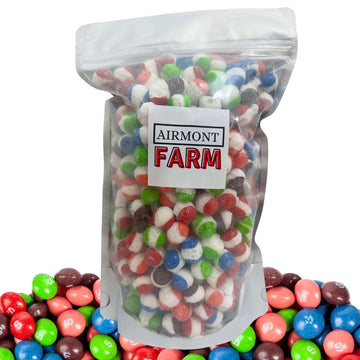 Freeze Dried Candy Wild Berry Skittles 1Lb (16Oz) Rainbow Candy - Ships In Box - Deliciously Crunchy, Intense Flavor, Lightweigh