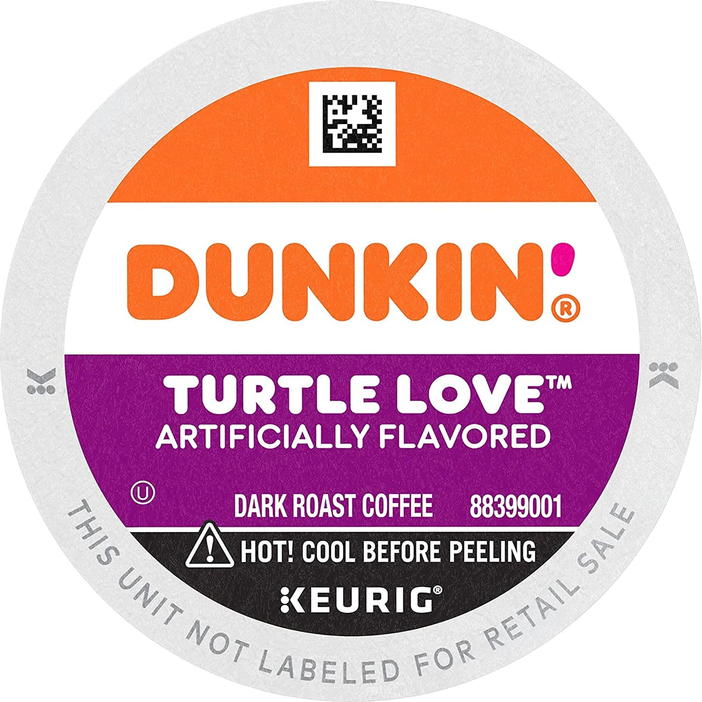 Dunkin Turtle Love Flavored K Cups, 10 Count