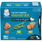 Gerber 1St Foods Baby Food Variety Pack, 1 First Fruits Starter Kit, 1 First Veggies Starter Kit, 1 First Foods Rice Cereal (3 C