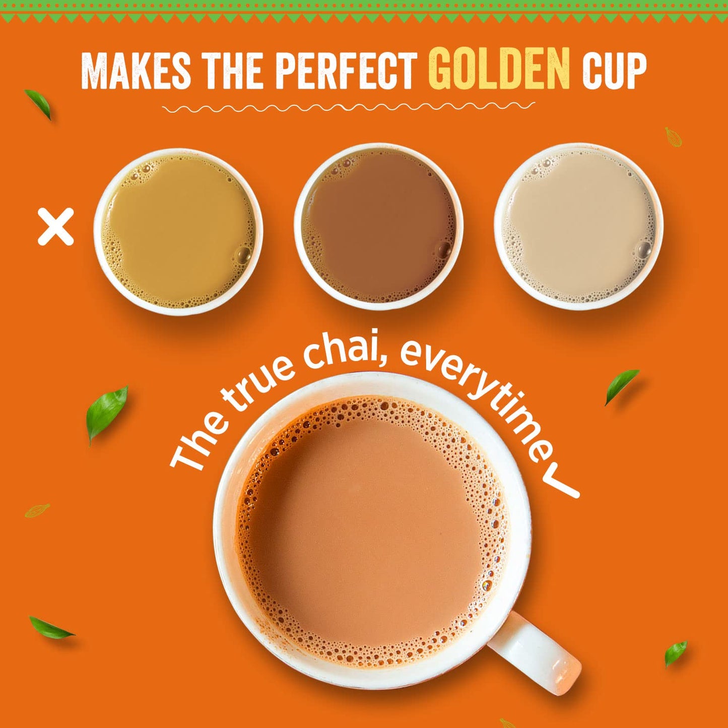 Chaayos Instant Cardamom Chai Tea Latte - Pack Of 36Instant Powdered Mixinstant Cardamom Premixchai Tea Powderassam Instant Teai