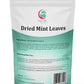 Dried Mint Leaves 1 Lb | Peppermint Leaves For Tea & Savoury | Non-Gmo, Ethically Sourced, Cut & Sifted | Bulk Tea Loose Leaf -