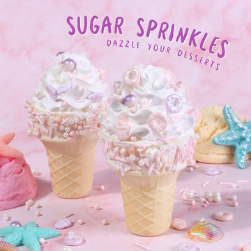 Sprinkles For Cake Decorating 4.2 Ounce Edible Sprinkles For Cookie Decorating, Cupcake Topper, Ice Cream, Candy, Parties, Choco
