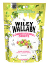 Wiley Wallaby 6 Ounce Sourrageous Drops Mix Of Watermelon, Green Apple And Lemon Soft & Chewy Licorice With A Candy Shell, 1 Pac