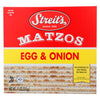 Streits Matzo Egg Onion 11 Oz -Pack of 12